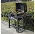 Woltu Adjustable charcoal barbecue with wheels and 2 grills