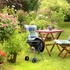 Relaxdays Charcoal BBQ 77 x 44 x 51 cm with wheels