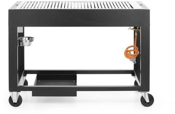 Hendi Gasgrill Tampa/Inferno, 1 Brenner, 10kW, Schwarz/Edelstahl (700044)