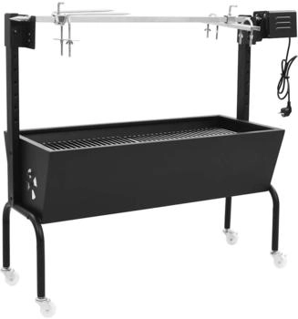 vidaXL Elektrische BBQ-Rotisserie Edelstahl (49326)