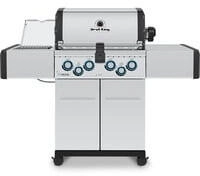 Broil King Gasgrill S 490 IR edelstahl mit Infrarot-Seitenbrenner und Heckbrenner