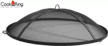 XXXL Funkenfang f&uuml;r Feuerschalen, Stahl, schwarz, &Oslash; 79 cm (CK118013)