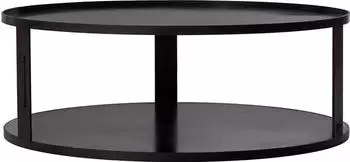 XXXL Feuerschalenbasis & Holzlager Stahl schwarz Ø 62 cm (CK116044) – XXXL Feuerschalenbasis mit Holzlager – Zentrum für gesellige Runden