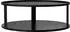 XXXL Feuerschalenbasis & Holzlager Stahl schwarz Ø 62 cm (CK116044)