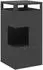vidaXL Pozzetto nero 50 x 50 x 100 cm Edelstahl