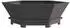 vidaXL Pozzetto schwarz 75 x 75 x 28 cm Edelstahl
