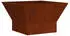 vidaXL Feuerstelle Feuerstelle Braun 60 x 60 x 35 cm ( - )