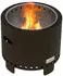 Outsunny Feuerschale mit Griff Schürhaken (Feuerkorb 1-St. Feuerstelle) für Garten Camping Terrasse Metall Schwarz