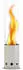 Gardenflare Feuerschale Tischfeuer weiß