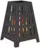 vidaXL Feuerstelle Feuerstelle Schwarz 50 x 50 x 70 cm Stahl (1-St)