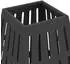 vidaXL Feuerstelle Feuerstelle Schwarz 50 x 50 x 70 cm Stahl (1-St)