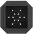 vidaXL Rauchfreier Feuerkorb Schwarz 48 x 48 x 51 cm ( - )