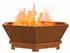 vidaXL Feuerstelle Feuerstelle 75 x 75 x 28 cm ( - )
