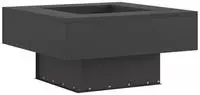 vidaXL Feuerstelle Schwarz 60 x 60 x 30 cm Wetterfeststahl