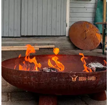 BBQ-Toro Feuerschale Ø 80 cm Rostoptik – Großzügige Dimensionen für ausgedehnte Feuerabende