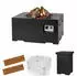 Happy Cocooning Mania Feuertisch Komplettset 12 kW klein