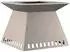 vidaXL Modern brown wood fire pit 60 x 60 x 50 cm