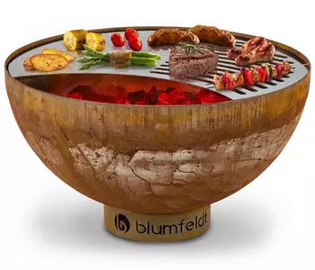 Blumfeldt Savage Ø 60,5 cm – Blumfeldt Savage Ø 60,5 cm – runder Grill für gesellige Gartenabende