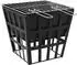 vidaXL 2-in-1 Feuerstelle und Grill 34x34x48cm Stahl (315089)