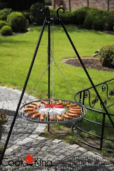 Trizeratop CookKing Tripod Höhe 180cm 70cm – Trizeratop CookKing Tripod – authentisches Kochen über offenem Feuer