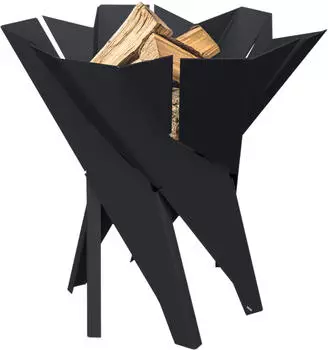 Kratki CANASTA Feuerkorb Outdoor Design modern schwarz Stahl