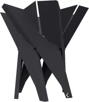 Kratki CANASTA Feuerkorb Outdoor Design modern schwarz Stahl – Kratki CANASTA – Design-Feuerkorb für Garten und Terrasse