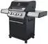Chefgastro Gasgrill Schwarz Silber Metall 137x119x64 cm & Outdoor-Küchen Gasgrills