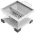 Thüros T1 ToGo Holzkohle Tischgrill Edelstahl mit BBQ Haube 30x30 cm Zugabe im Warenkorb wählbar