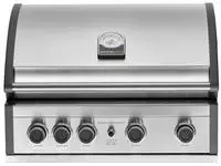 Grandahall Pro Elite G4 Einbau Gas Grill Bbq Edelstahl 4 Brenner 14 Kw