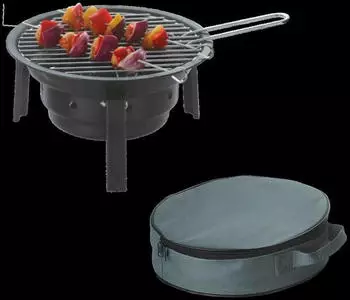 HOOZ Koffergrill Holzkohle klappbar &Oslash;32cm (10101)
