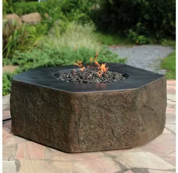 GardenForma Dukono Gas-Feuerstelle Basaltoptik Faserbeton (300013002) – GardenForma Dukono Gas-Feuerstelle Basaltoptik Faserbeton (300013002) vereint atmosphärisches Feuer mit vielseitigen Grillmöglichkeiten