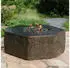 GardenForma Dukono Gas-Feuerstelle Basaltoptik Faserbeton (300013002)