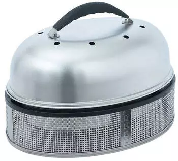 Cobb Supreme Deluxe 2.0 Holzkohlegrill mit Deckel und Grillplatte, 50x36cm (600-1)