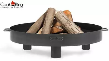Cook King Feuerschale TUNIS 80cm Schwarz