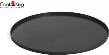 XXXL Bodenplatte für Feuerkorb Ø 60 cm schwarz (CK116066) – XXXL Bodenplatte für Feuerkorb – stabiler Untergrund für Terrasse und Garten