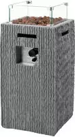 Tepro Feuerstelle "Brighton" BxLxH: 40x40x90 cm, 13 kW