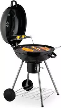 Relaxdays XXL Kugelgrill mit R&auml;dern &Oslash;53cm (10050866)