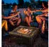Outsunny Feuerschale mit Funkenschutz 76 x 76 x 47cm