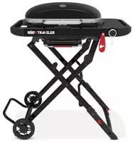 Tragbarer Gasgrill - Weber - Traveler Compact - Grill 52&times;36 Cm - 3810 W - Klappwagen