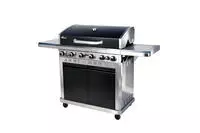 El Fuego Gasgrill "Detroit" 18 kW (6 Brenner je 2,5 kW + 1 Seitenbrenner 3,0 kW)