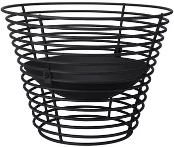 Ambiance Feuerkorb Rund Metall Schwarz &Oslash;53cm x H40cm (FB8205010)