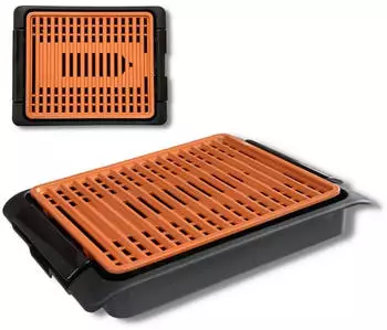 Starlyf Smokefree Copper Tischgrill elektrisch 1250W Keramik-Antihaftbeschichtung