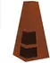 vidaXL Feuerstelle Wetterfeststahl Braun 50x50x100cm