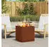 vidaXL Rauchfreier Feuergrill Quadrat 48x48x50cm Cortenstahl (858987)