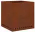 vidaXL Rauchfreier Feuergrill Quadrat 48x48x50cm Cortenstahl (858987)