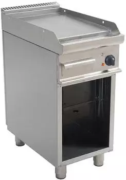Saro Elektro-Griddleplatte mit offenem Unterbau (E7/KTE1BAL)