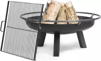 Cook King Feuerschale PORTO 70cm Schwarz