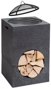 Blumfeldt FP18-Monolith-BLK – Edelstahl-Bauweise für Outdoor-Beständigkeit
