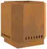 vidaXL Rauchfreier Grill/Feuerstelle 48x48x51 cm aus wetterfestem Stahl (858977)