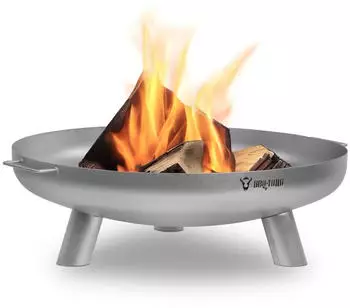 BBQ-Toro Edelstahl Feuerschale &Oslash; 80 cm Silber